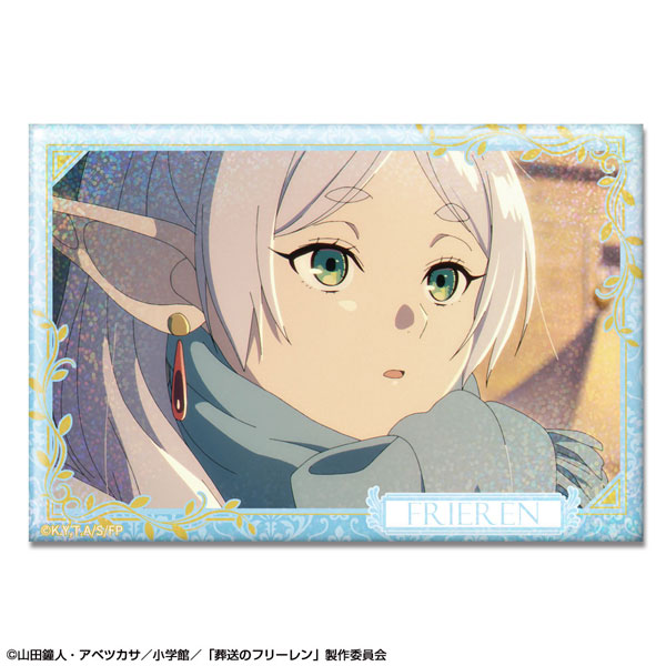 License Agent TV Anime "Frieren: Beyond Journey's End" Hologram Tin Badge Design 09 (Frieren /I) image 1