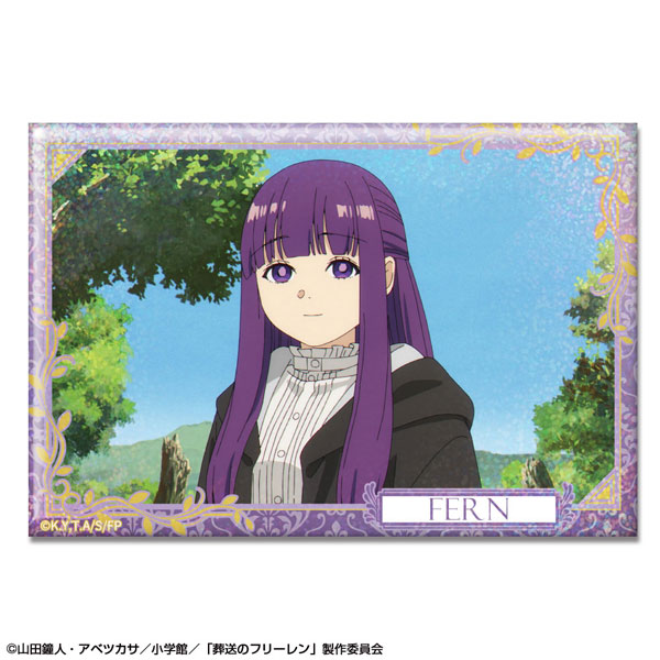 License Agent TV Anime "Frieren: Beyond Journey's End" Hologram Tin Badge Design 13 (Fern /C) gambar 1