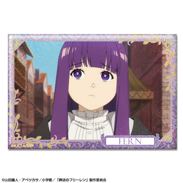 License Agent TV Anime "Frieren: Beyond Journey's End" Hologram Tin Badge Design 14 (Fern /D) รูปภาพ 1