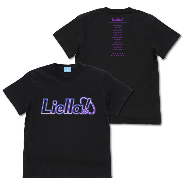 COSPA Love Live! Super Star!! Liella! Neon Sign Logo T-shirt /BLACK-M Bild 1