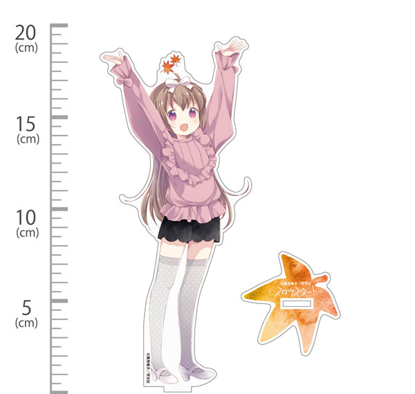 COSPA Slow Start Tamate Momochi Acrylic Stand (Large) Autumn Casual Wear Ver. รูปภาพ 1