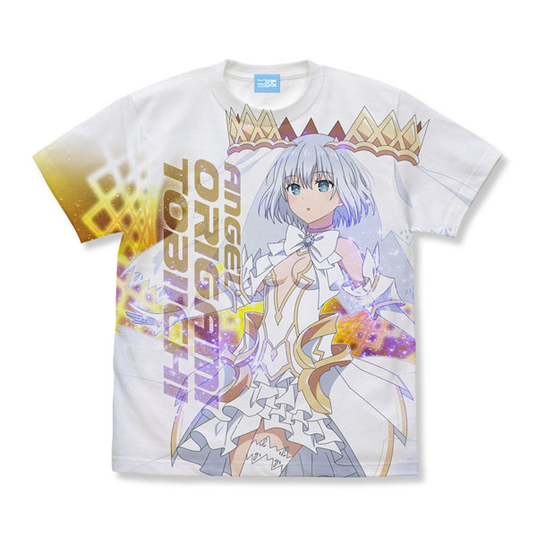 COSPA Date A Live IV Origami Tobiichi Full Graphic T-shirt Manifestation Ver. /WHITE-L
