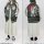 COSPA Sekai no Owari ni Shibainu to Yuu Ishihara Design Haru-san Embroidery Sukajan Jacket /KHAKI-L hình ảnh 5
