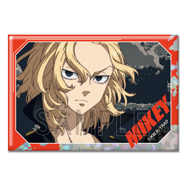 License Agent TV Anime "Tokyo Revengers" Hologram Tin Badge Ver.4 Design 03 (Manjiro Sano /A) Bild 1