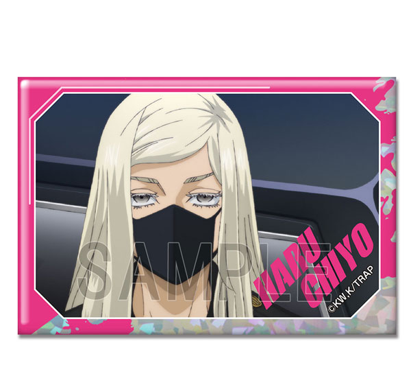 License Agent TV Anime "Tokyo Revengers" Hologram Tin Badge Ver.4 Design 11 (Haruchiyo Sanzu) Bild 1