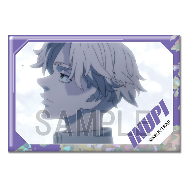 License Agent TV Anime "Tokyo Revengers" Hologram Tin Badge Ver.4 Design 15 (Seishu Inui /D) รูปภาพ 1