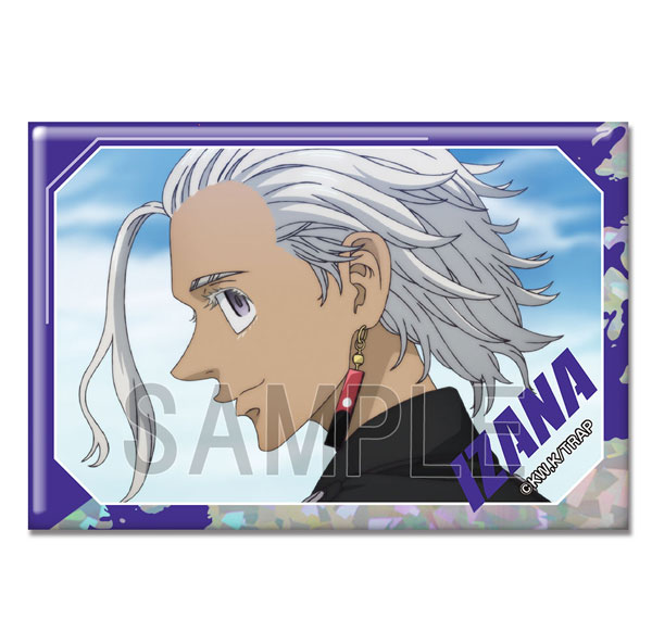 License Agent TV Anime "Tokyo Revengers" Hologram Tin Badge Ver.4 Design 21 (Izana Kurokawa /B) รูปภาพ 1