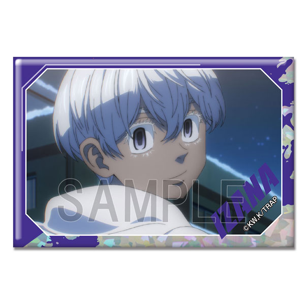 License Agent TV Anime "Tokyo Revengers" Hologram Tin Badge Ver.4 Design 22 (Izana Kurokawa /C) Bild 1