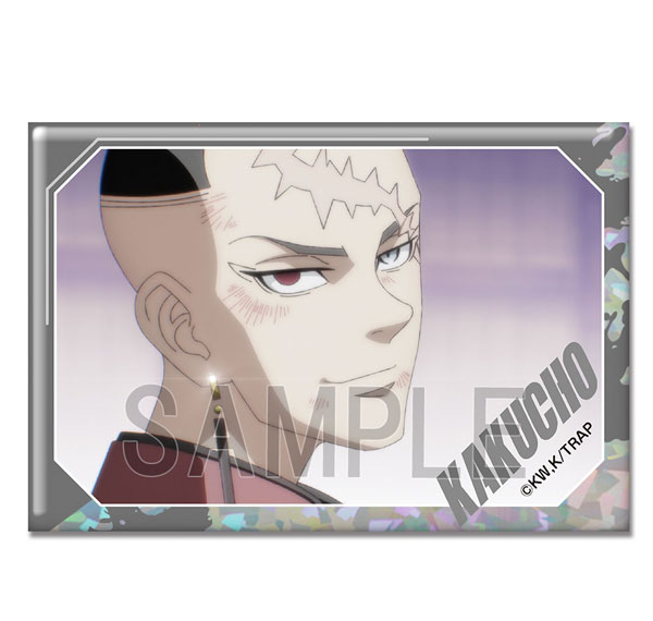 License Agent TV Anime "Tokyo Revengers" Hologram Tin Badge Ver.4 Design 24 (Kakucho /A) รูปภาพ 1
