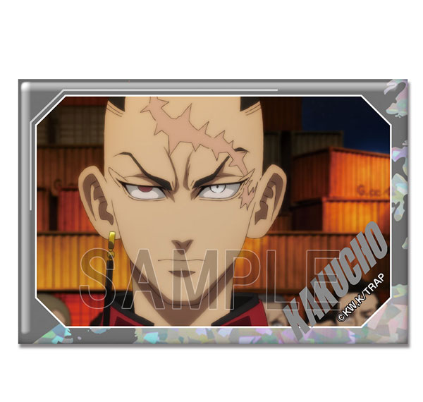 License Agent TV Anime "Tokyo Revengers" Hologram Tin Badge Ver.4 Design 25 (Kakucho /B) รูปภาพ 1