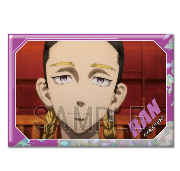 License Agent TV Anime "Tokyo Revengers" Hologram Tin Badge Ver.4 Design 26 (Ran Haitani /A) รูปภาพ 1