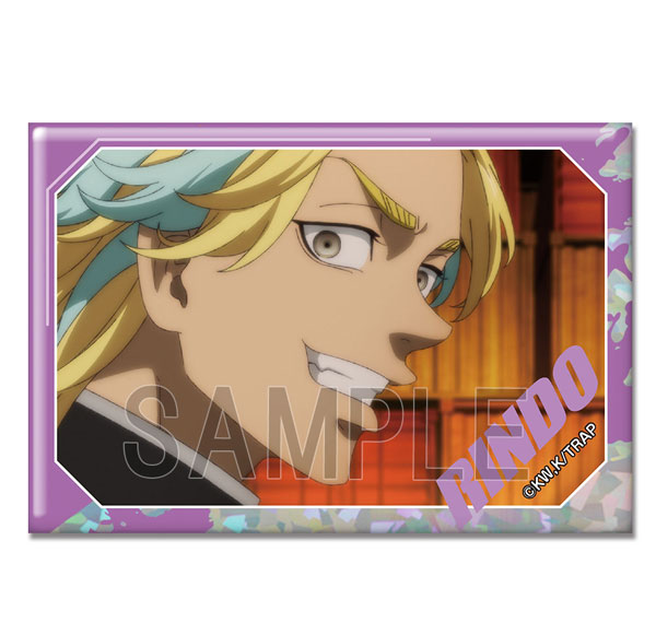 License Agent TV Anime "Tokyo Revengers" Hologram Tin Badge Ver.4 Design 30 (Rindo Haitani /A) รูปภาพ 1