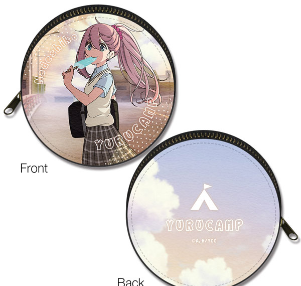 License Agent Yuru Camp Marutto Leather Case Ver.4 Design 03 (Nadeshiko Kagamihara /B) Bild 1
