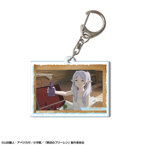License Agent TV Anime "Frieren: Beyond Journey's End" Acrylic Keychain Design 02 (Frieren /B) gambar 1