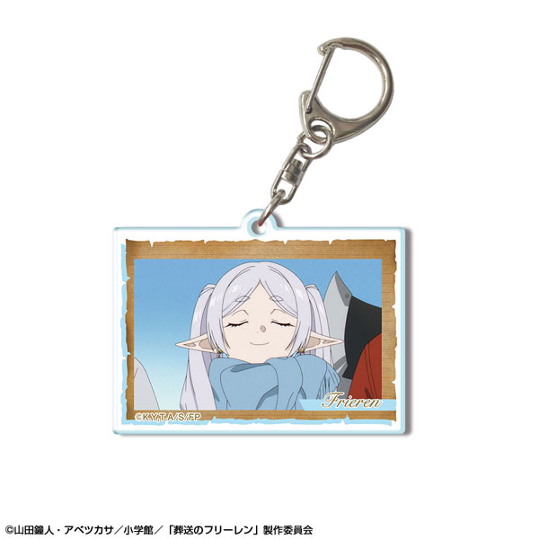 License Agent TV Anime "Frieren: Beyond Journey's End" Acrylic Keychain Design 07 (Frieren /G) gambar 1