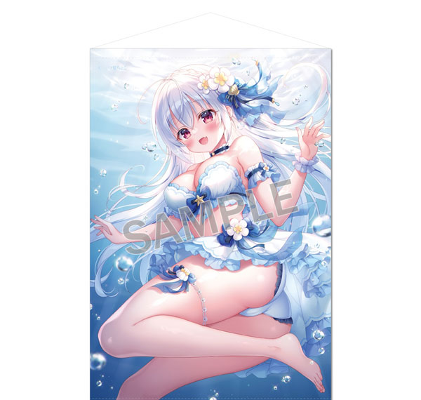 Brendream Mitsuba Choko B2 Wall Scroll Aqua Princess รูปภาพ 1