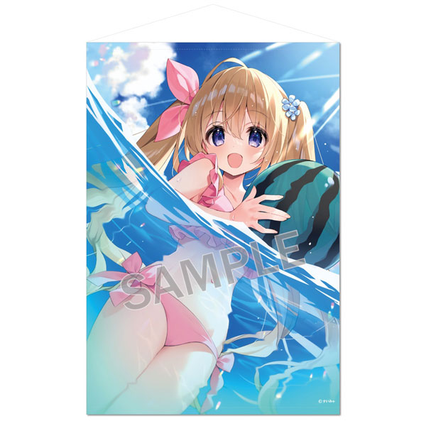 Brendream Suimya B1 Wall Scroll Aqua Shiroka-chan image 1