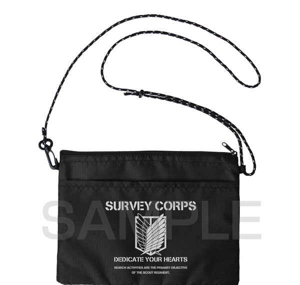 COSPA Attack on Titan Survey Corps Tent Cloth Musette Bag Bild 1