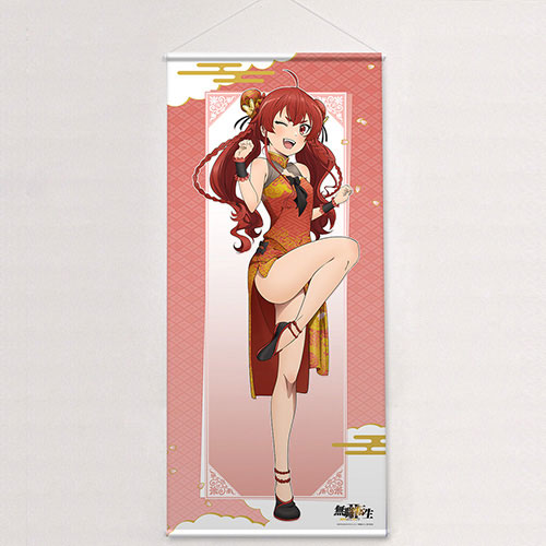 Curtain Damashii Mushoku Tensei: Jobless Reincarnation II -Isekai Ittara Honki Dasu- New Illustration BIG Wall Scroll (Eris / Chinese Dress)