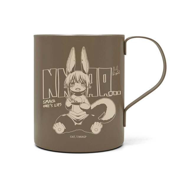 COSPA Made in Abyss The Golden City of the Scorching Sun New Illustration Nanachi Mogumogu Coated 2-Layer Stainless Steel Mug (Painted)