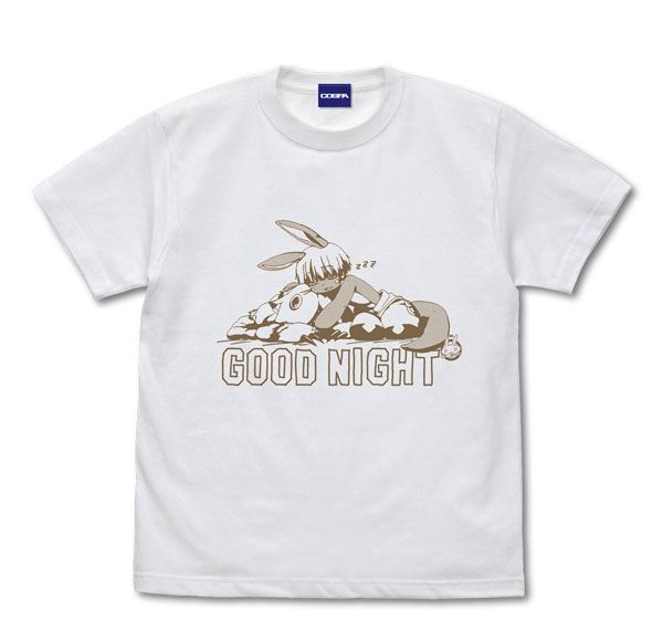 COSPA Made in Abyss The Golden City of the Scorching Sun New Illustration Nanachi Suyasuya T-shirt /WHITE-M รูปภาพ 1