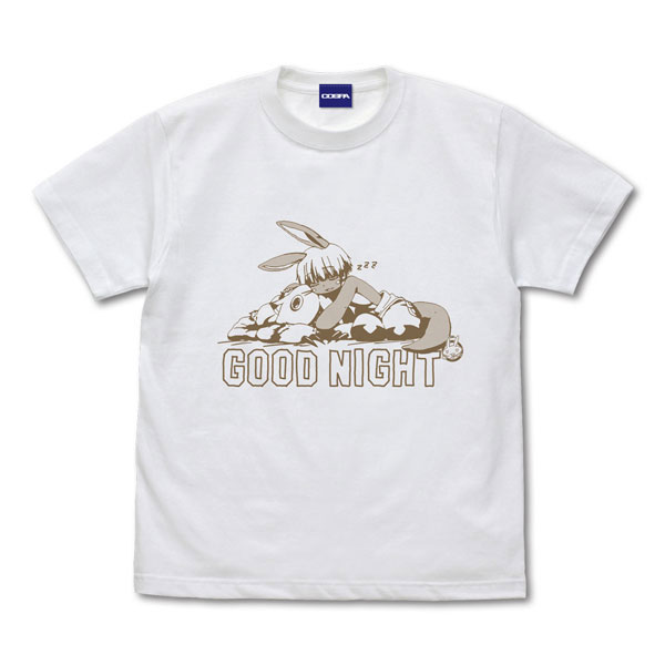 COSPA Made in Abyss The Golden City of the Scorching Sun New Illustration Nanachi Suyasuya T-shirt /WHITE-XL