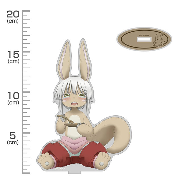 COSPA Made in Abyss The Golden City of the Scorching Sun New Illustration Nanachi Mogumogu Acrylic Stand (Large)