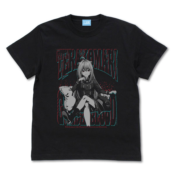 COSPA TV Anime "The Vexations of a Shut-In Vampire Princess" Terakomari Gandesblood T-shirt /BLACK-L Bild 1