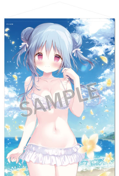 Brendream Shiratama B1 Wall Scroll Beach Date with Momoka-chan Bild 1