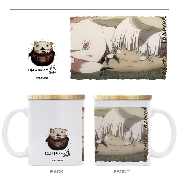 COSPA Made in Abyss The Golden City of the Scorching Sun Nanachi & Pot Mitty Full Color Mug w/Lid