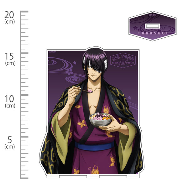 COSPA Gintama Shinsuke Takasugi Acrylic Stand (Large) Sakura Anmitsu Ver. รูปภาพ 1