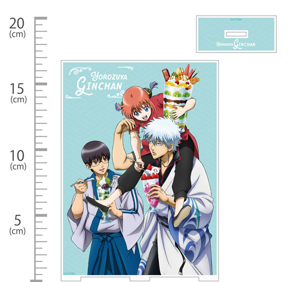 COSPA Gintama Gintoki & Shinpachi & Kagura's Yorozuya Gin-chan Acrylic Stand (Large) รูปภาพ 1
