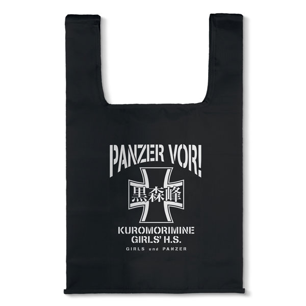 COSPA Girls und Panzer das Finale Kuromorimine Girls High School Eco Bag /BLACK