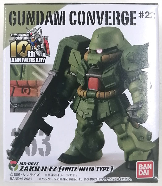 Bandai FW GUNDAM CONVERGE #22 Zaku II Kai (Fritz Helm Custom)