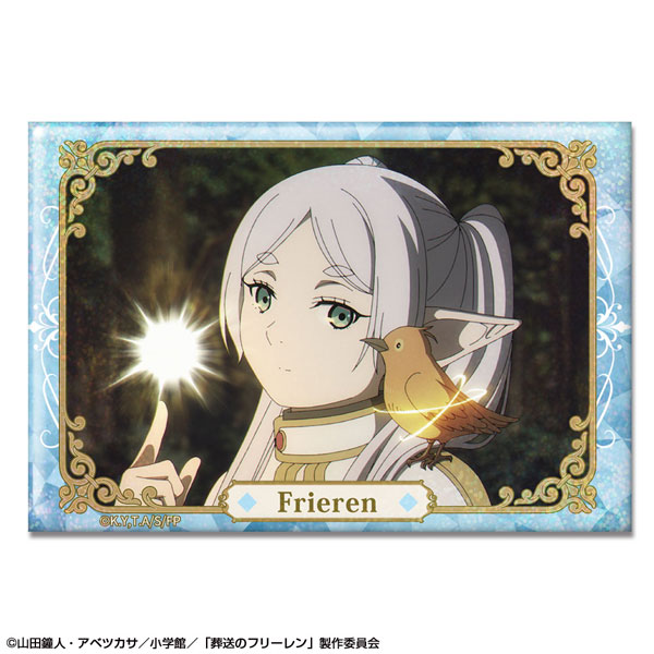 License Agent TV Anime "Frieren: Beyond Journey's End" Hologram Tin Badge Ver.2 Design 15 (Frieren /O)
