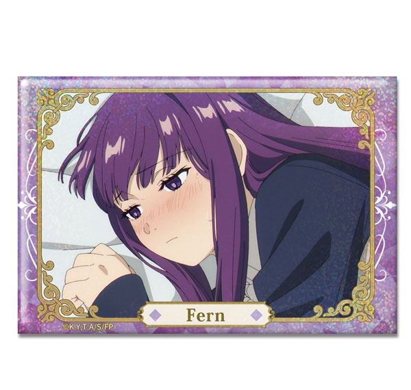 License Agent TV Anime "Frieren: Beyond Journey's End" Hologram Tin Badge Ver.2 Design 17 (Fern /B) รูปภาพ 1