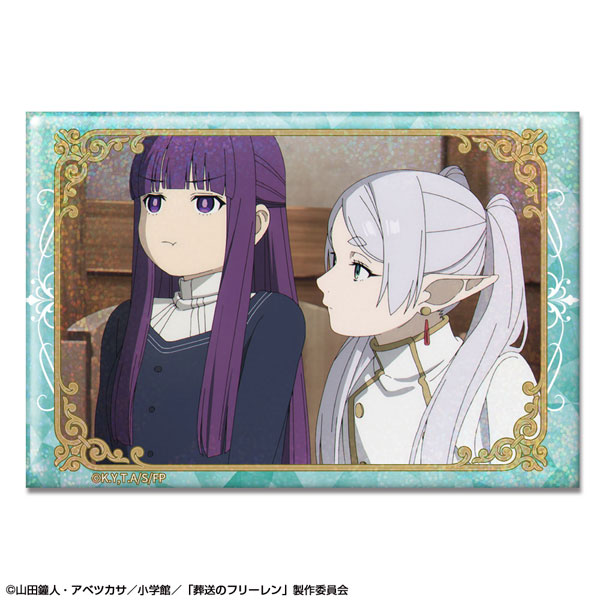 License Agent TV Anime "Frieren: Beyond Journey's End" Hologram Tin Badge Ver.2 Design 28 (Frieren & Fern)