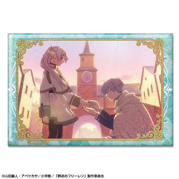 License Agent TV Anime "Frieren: Beyond Journey's End" Hologram Tin Badge Ver.2 Design 30 (Frieren & Himmel) 圖片 1