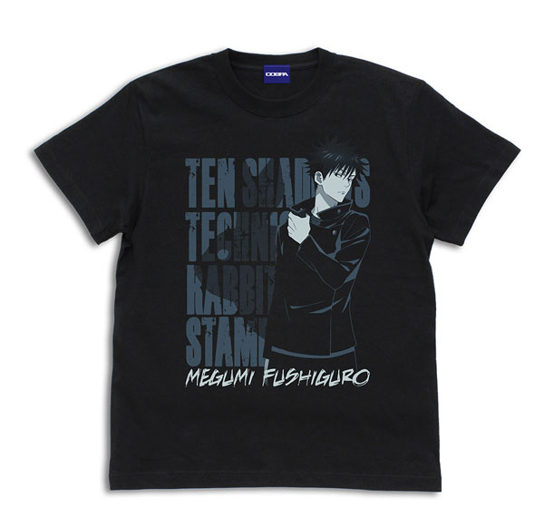 COSPA Jujutsu Kaisen Megumi Fushiguro "Rabbit Escape" T-shirt /BLACK-M รูปภาพ 1