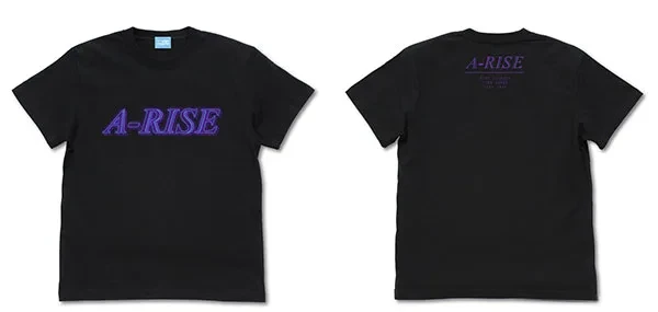 COSPA Love Live! A-RISE Neon Sign Logo T-shirt /BLACK-S Bild 1