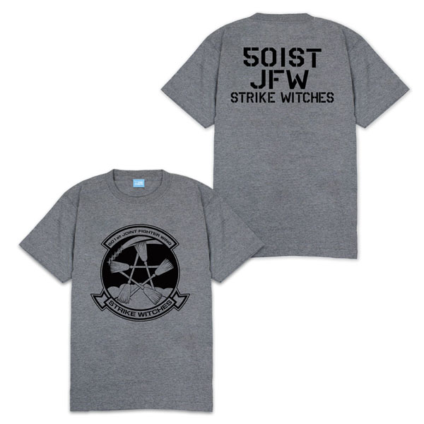 COSPA 501st Joint Fighter Wing Strike Witches ROAD to BERLIN Heavy Weight T-shirt /MIX GRAY-M hình ảnh 1
