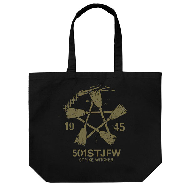 COSPA 501st Joint Fighter Wing Strike Witches ROAD to BERLIN Vintage Large Tote Bag /BLACK Bild 1