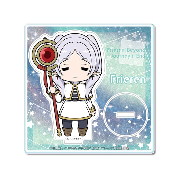 License Agent TV Anime "Frieren: Beyond Journey's End" Chibi Chara Acrylic Stand Design 02 (Frieren /B) Bild 1