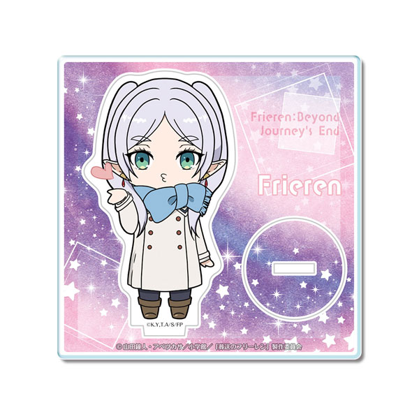 License Agent TV Anime "Frieren: Beyond Journey's End" Chibi Chara Acrylic Stand Design 03 (Frieren /C) รูปภาพ 1