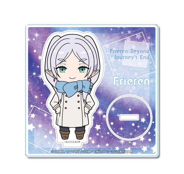 License Agent TV Anime "Frieren: Beyond Journey's End" Chibi Chara Acrylic Stand Design 04 (Frieren /D) รูปภาพ 1