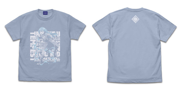 COSPA That Time I Got Reincarnated as a Slime Rimuru Tempest Square T-shirt /ACID BLUE-L gambar 1