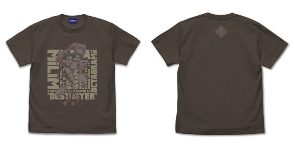 COSPA That Time I Got Reincarnated as a Slime Milim Nava Square T-shirt /CHARCOAL-S gambar 1