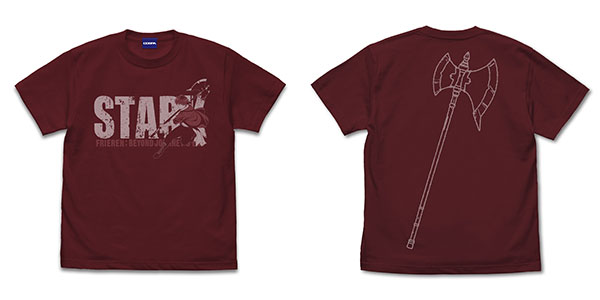 COSPA Frieren: Beyond Journey's End Stark T-shirt /BURGUNDY-S Bild 1