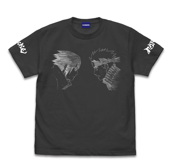 COSPA NARUTO Shippuden Naruto & Sasuke T-shirt /SUMI-XL hình ảnh 1