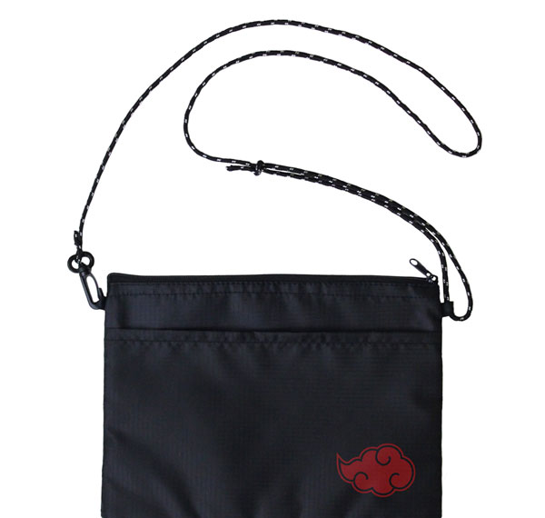 COSPA NARUTO Shippuden "Akatsuki" Tent Cloth Musette Bag /BLACK รูปภาพ 1